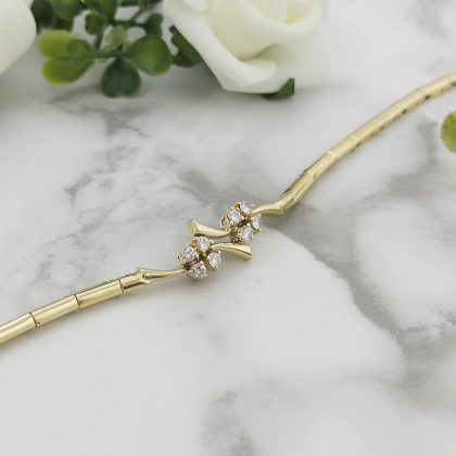 PULSERA ORO AMARILLO DIAMANTE