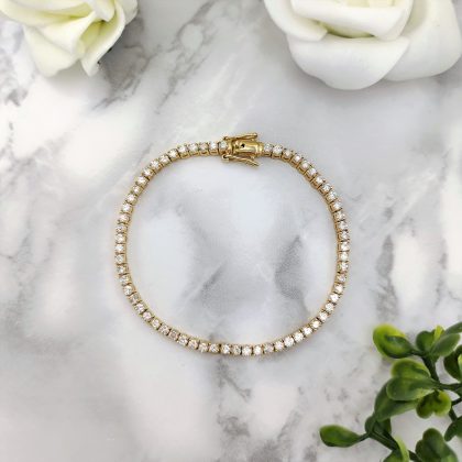 PULSERA ORO AMARILLO DIAMANTE