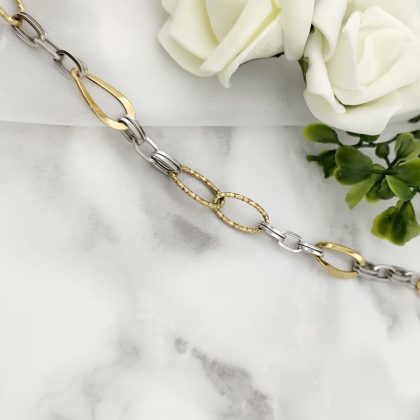 PULSERA ORO COMBINADO