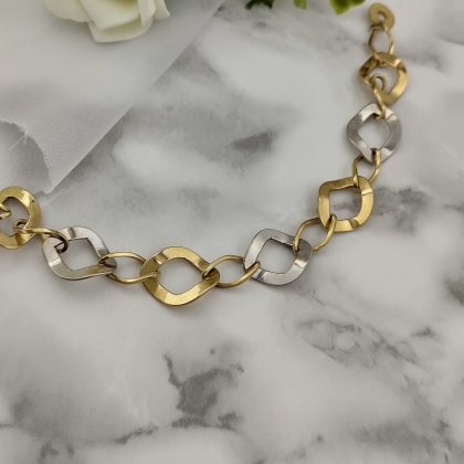 PULSERA ORO COMBINADO