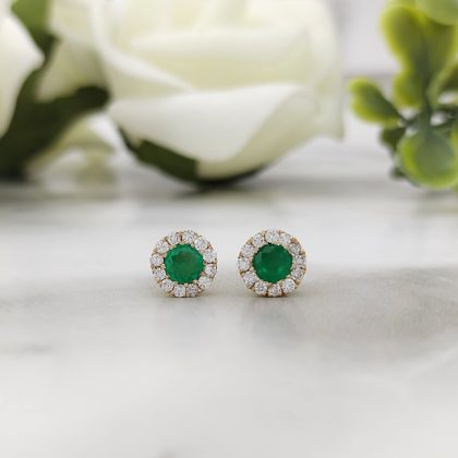 TOPO ORO AMARILLO ESMERALDA DIAMANTE