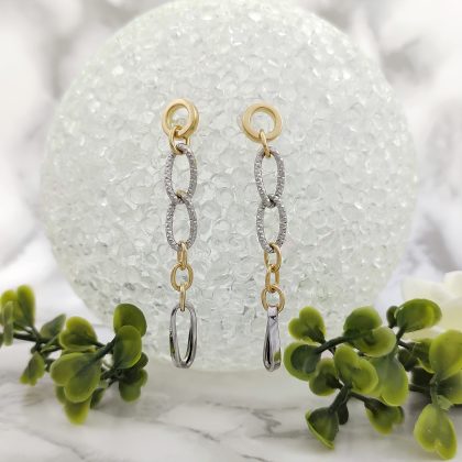 ARETES ORO COMBINADO