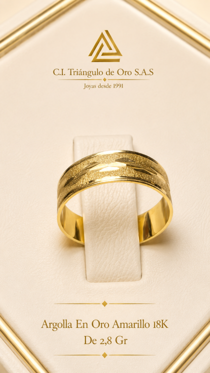 Argolla En Oro Amarillo 18K
