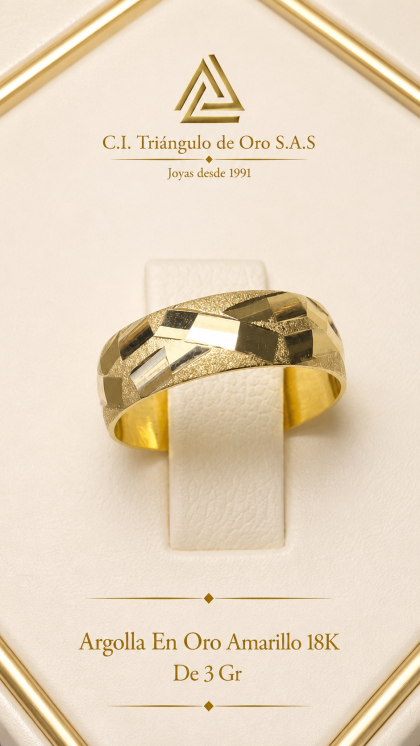 Argolla En Oro Amarillo 18K
