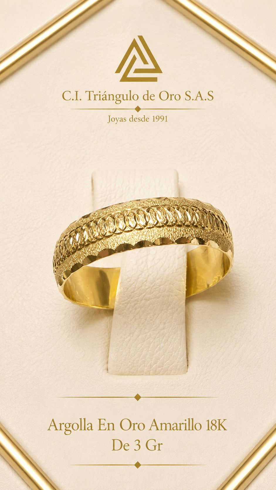 Argolla En Oro Amarillo 18K