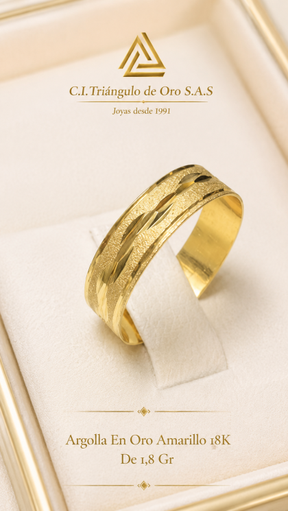Argolla En Oro Amarillo 18K