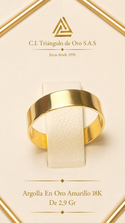 Argolla En Oro Amarillo 18K