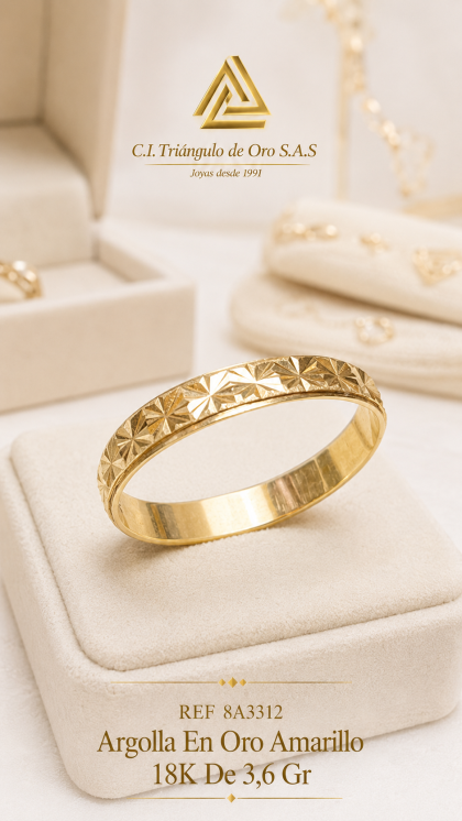 Argolla En Oro Amarillo 18K