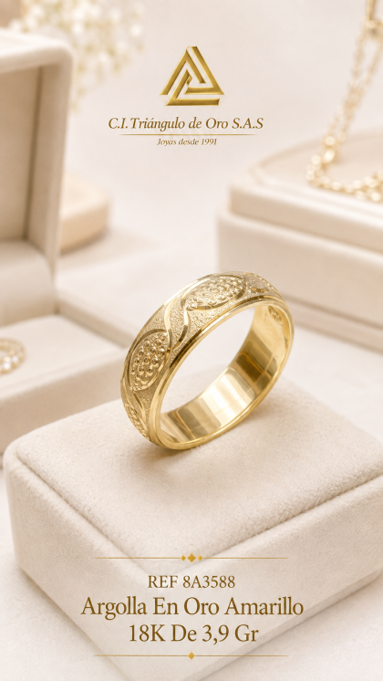 Argolla En Oro Amarillo 18K