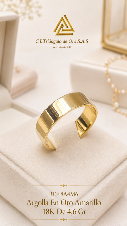 Argolla En Oro Amarillo 18K