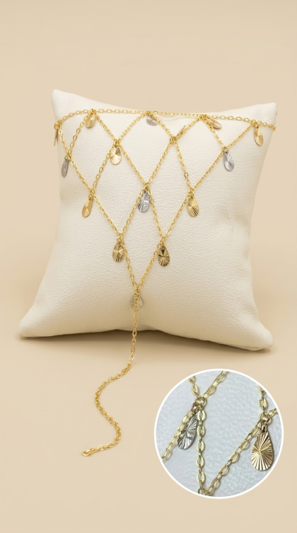 Pulsera En Oro Combinado 18K