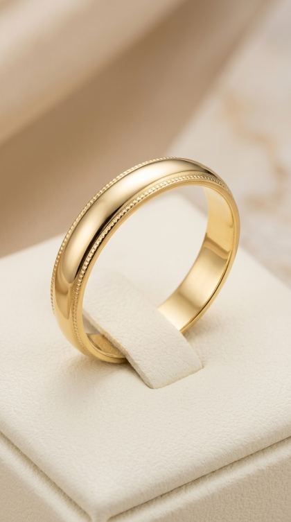 Argolla en oro amarillo 18K