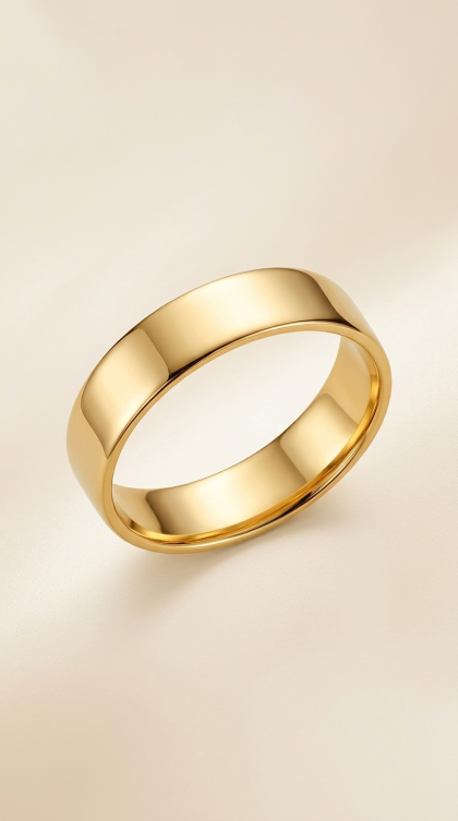 Argolla en oro amarillo 18K