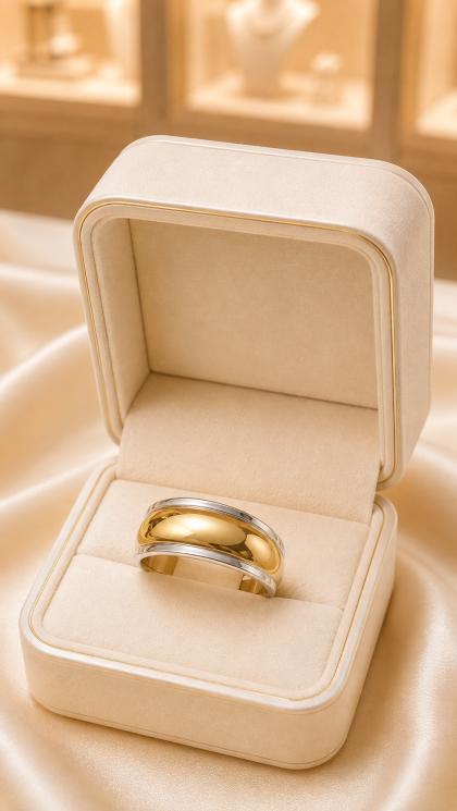 Argolla en oro amarillo 18K