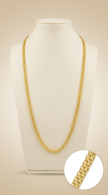 Cadena Bilbaina en oro amarillo 18K