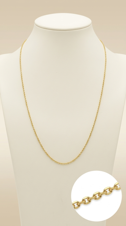 Cadena Bilbaina en oro amarillo 18K