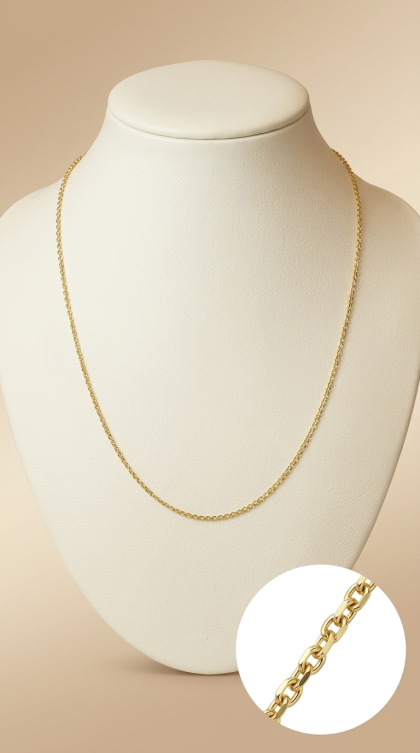 Cadena delicada en oro amarillo 18K