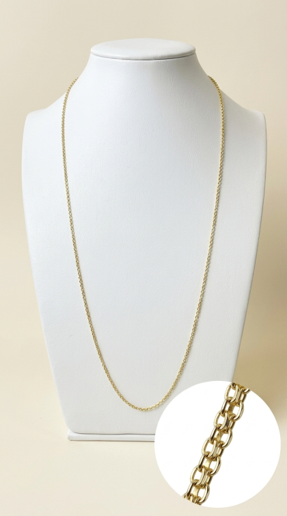 Cadena Bilbaina en oro amarillo 18K