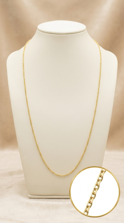 Cadena Italiana en oro amarillo 18K