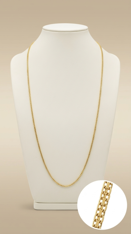 Cadena Bilbaina en oro amarillo 18K