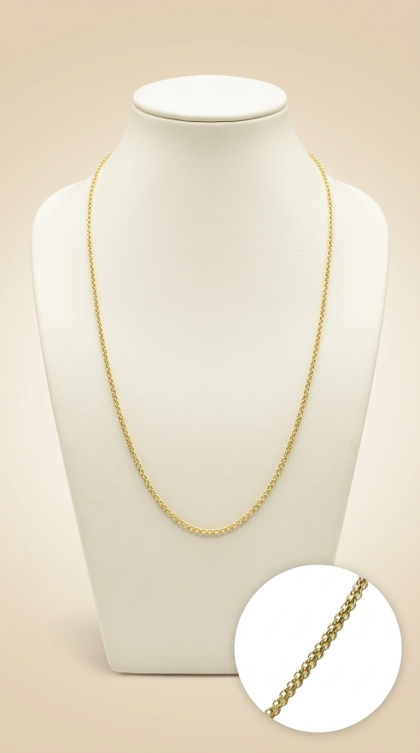 Cadena delicada en oro amarillo 18K