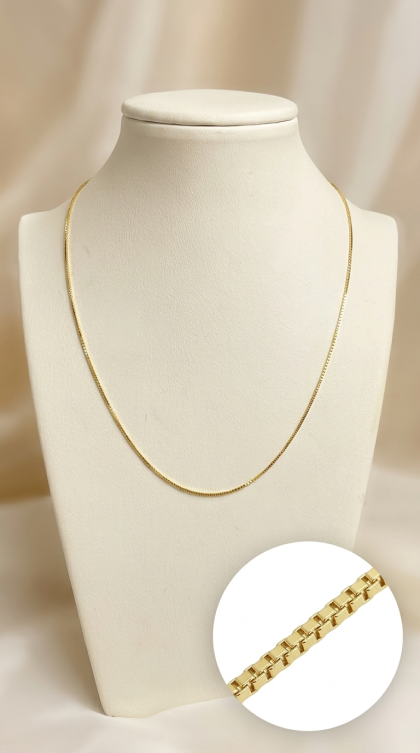 Cadena Veneciana en oro amarillo 18K