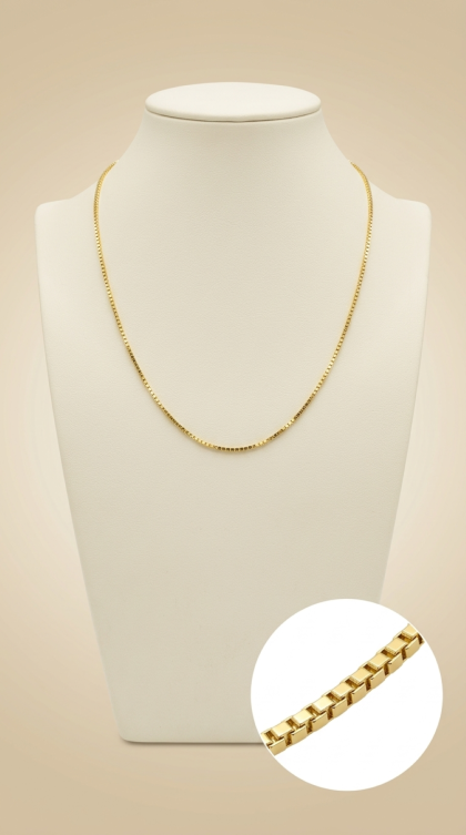 Cadena Veneciana en oro amarillo 18K