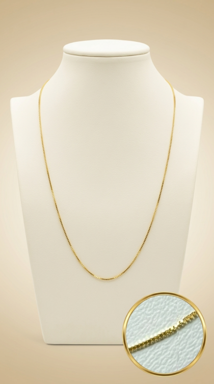 Cadena Veneciana en oro amarillo 18K