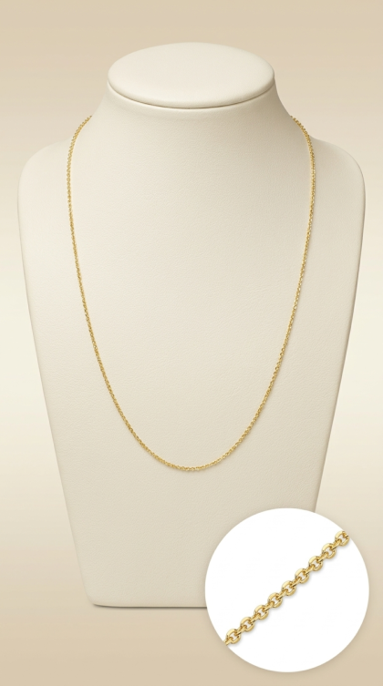 Cadena delicada en oro amarillo 18K