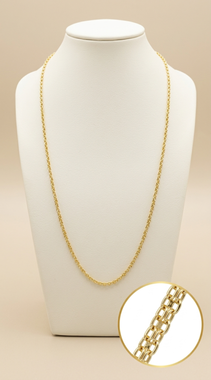 Cadena delicada en oro amarillo 18K