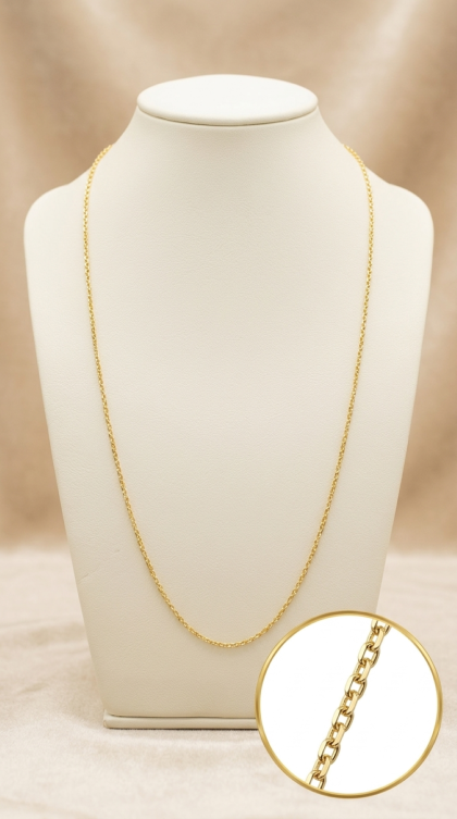 Cadena Italiana en oro amarillo 18K