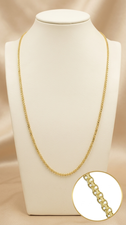 Cadena Bilbaina en oro amarillo 18K