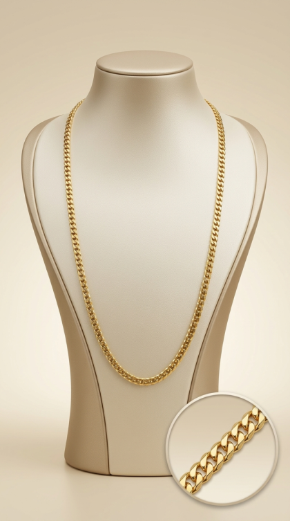 Cadena en oro amarillo 18K